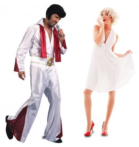 Déguisements Elvis et Marilyn