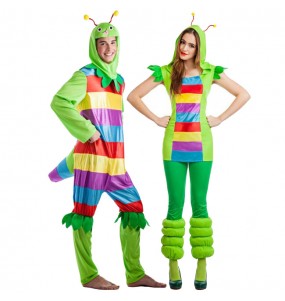 Déguisements Vers Multicolores