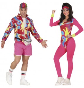 Costumes Barbie et Ken skateboarders pour se déguiser à duo