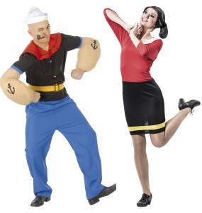 Déguisements Popeye Le Marin et Olivia