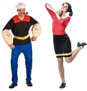 Déguisements Popeye Le Marin et Olivia