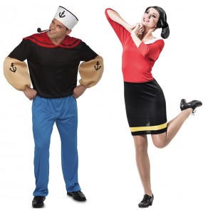 Déguisements Popeye et Olive 