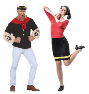 Déguisements Popeye et Olive 