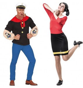 Déguisements Popeye et Olive 