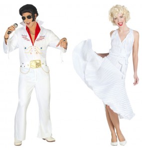 Déguisements Elvis et Marilyn Monroe