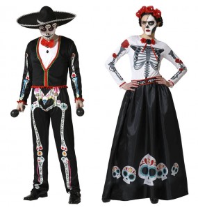 Déguisements Squelettes mexicains de la fête des morts