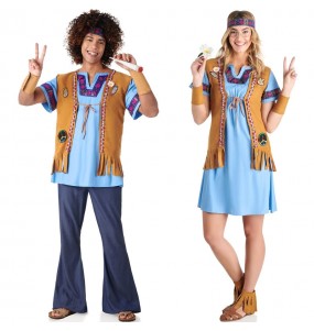 Costumes Jeans Hippie pour se déguiser à duo