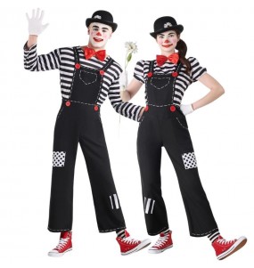Costumes Mimes rayés pour se déguiser à duo