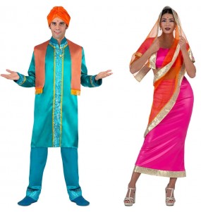 Costumes Rois hindous de Bollywood pour se déguiser à duo
