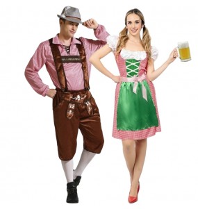 Costumes Bavarois Classiques Oktoberfest pour se déguiser à duo
