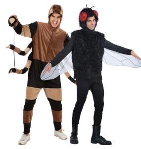 Costumes Araignée et Mouche pour se déguiser à duo