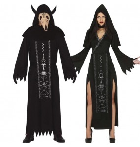 Costumes Baphomet et Sorcière Satanique pour se déguiser à duo
