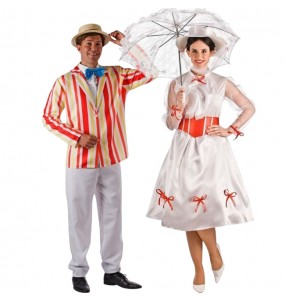 Costumes Bert et Mary Poppins de Disney pour se déguiser à duo