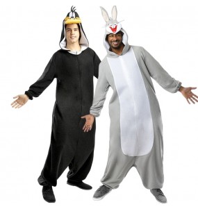 Costumes Bugs Bunny et Daffy Duck pour se déguiser à duo