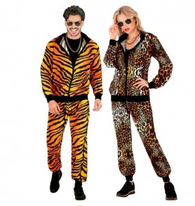 Costumes Survêtement Imprimé Animalier pour se déguiser à duo