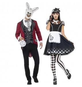 Costumes Lapin et Alice Maléfiques pour se déguiser à duo