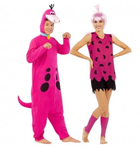 Costumes Dino et Pebbles des Pierrafeu pour se déguiser à duo