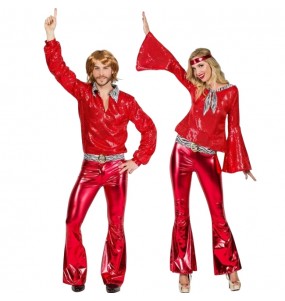 Costumes Disco Rouge pour se déguiser à duo