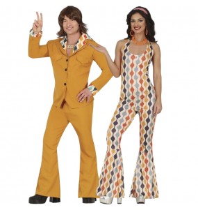 Costumes Danseurs Disco 70\'s pour se déguiser à duo