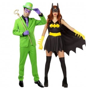 Costumes L’Homme-Mystère et Batgirl de Gotham pour se déguiser à duo