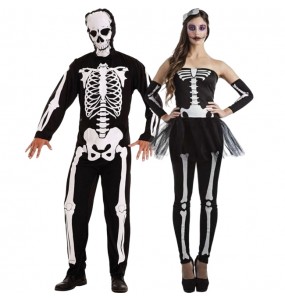 Costumes Squelettes Nocturnes pour se déguiser à duo