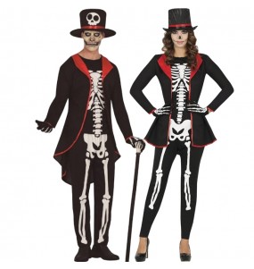 Costumes Squelettes Nobles pour se déguiser à duo