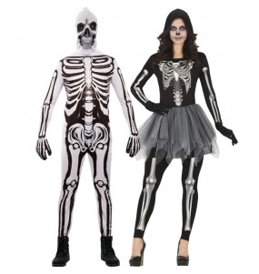 Costumes Squelettes Ténébreux pour se déguiser à duo