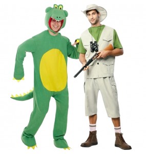 Costumes Explorateur et Crocodile Sauvage pour se déguiser à duo