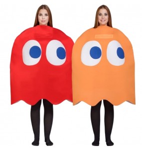 Costumes Fantômes de Pac-Man pour se déguiser à duo