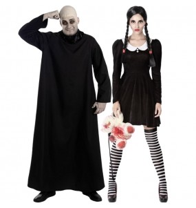 Déguisements Fétide et Mercredi Addams 