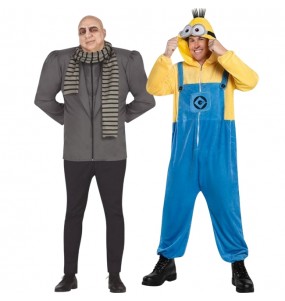 Costumes Gru et Minion de Moi, Moche et Méchant pour se déguiser à duo