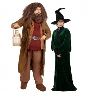 Costumes Hagrid et McGonagall de Poudlard pour se déguiser à duo