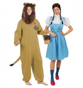 Costumes Lion Poltron et Dorothée du Magicien d’Oz pour se déguiser à duo