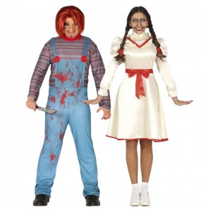 Costumes Poupées Horreur Chucky et Annabelle pour se déguiser à duo
