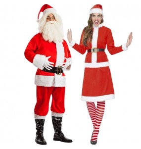 Costumes Pères Noël Rouges pour se déguiser à duo