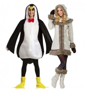 Costumes Manchot et Esquimau pour se déguiser à duo
