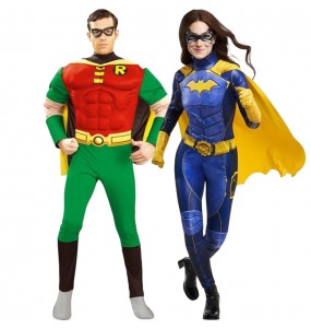 Costumes Robin et Batgirl Deluxe pour se déguiser à duo