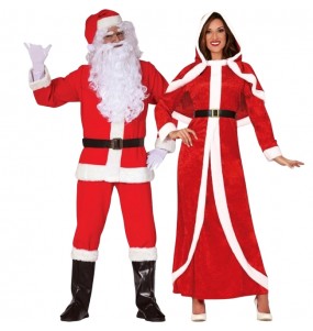 Costumes Santa Claus Noël pour se déguiser à duo