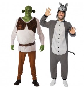 Costumes Shrek et Âne pour se déguiser à duo