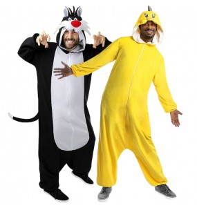 Costumes Sylvestre et Titi des Looney Tunes pour se déguiser à duo