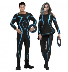 Costumes Tron et Quorra de Tron Legacy pour se déguiser à duo