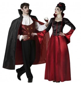 Costumes Vampires Bourgogne pour se déguiser à duo