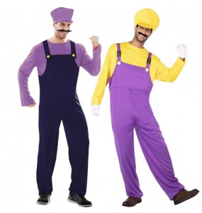 Costumes Wario et Waluigi pour se déguiser à duo