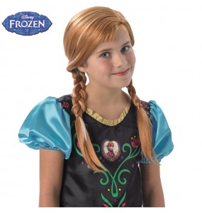 Perruque Anna Frozen pour fille