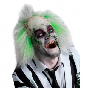 Perruque chauve Beetlejuice pour compléter vos costumes térrifiants