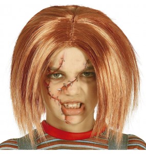 Perruque Chucky enfant pour compléter vos costumes térrifiants