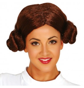 Perruque Princesse Leia