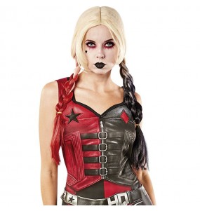 Perruque Harley Quinn Suicide Squad 2 pour compléter vos costumes térrifiants