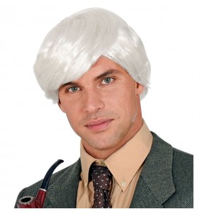 Perruque blanche multi-personnages pour compléter vos costumes