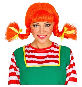 Perruque Pippi Långstrump Luxe